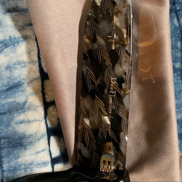 🍂 Dior Flanelle 1 Black Cat Eye Sunglasses - Picture 4 of 6